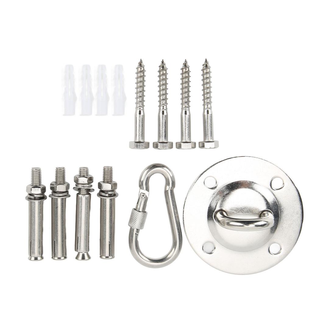 Hängemattenset 304 Edelstahl Stabil Schwerlast Deckenhänger für Sandsäcke Schaukel