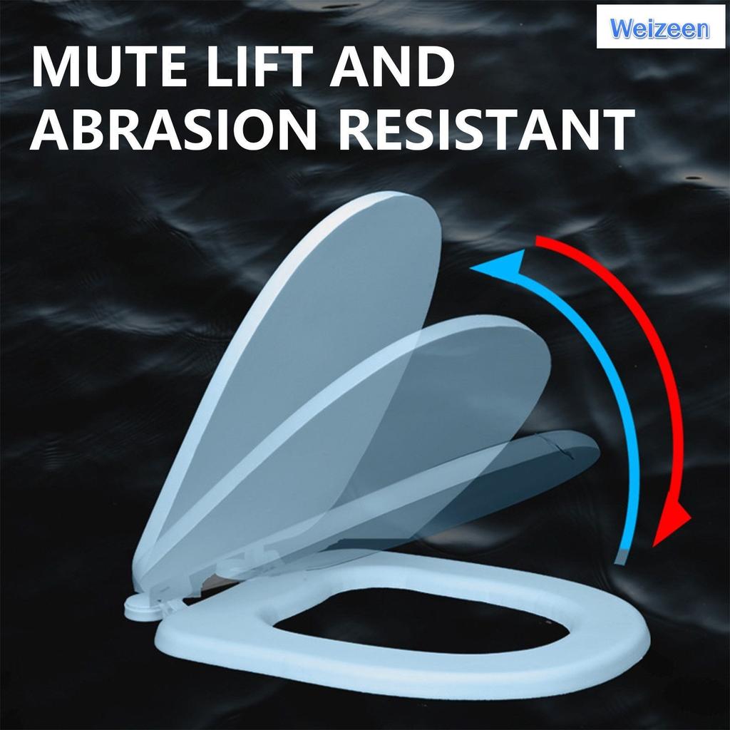 Foaming Soft Toilet Seat Slow Close Quiet Lid Thickened EVAU Type Toilet Lid Lifting Toilet Universal Bathroom Accessories