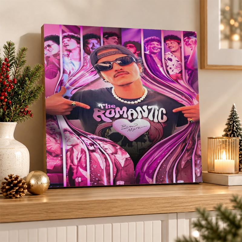 Bruno Mars Diamond Painting Kit 5D Full Drill DIY Diamond Mosaic Wall Art Home Decor