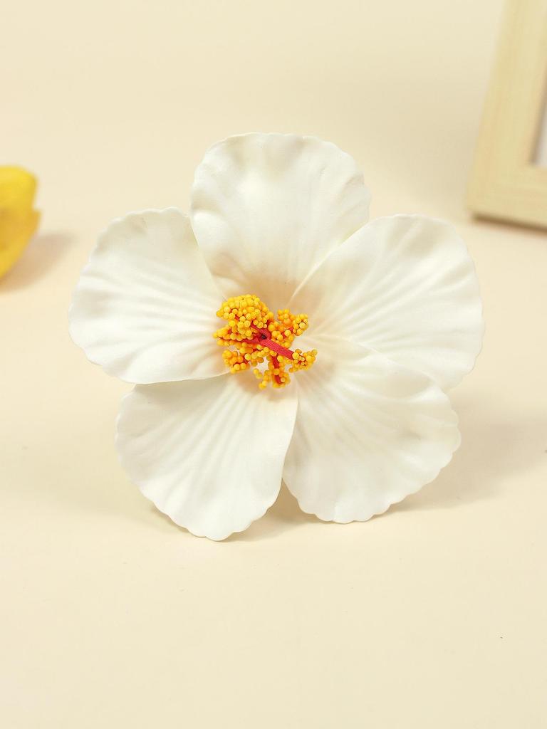 9cm EVA Frangipani Hibiscus Havajská Kvetinová Brošňa Pokrývka Hlavy Sušené Kvetinové Doplnky