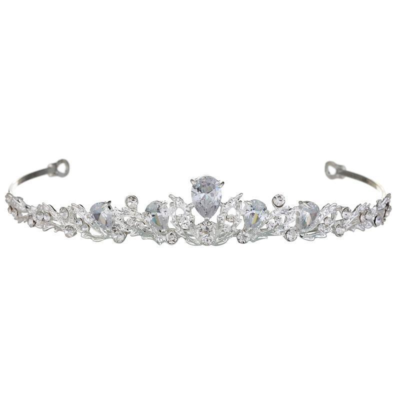 Bridal Crown Wedding Dress Headgear Birthday Bar Mitzvah Accessories Versatile Luxury Diamond Headband Zircon Crown Hair Accessories