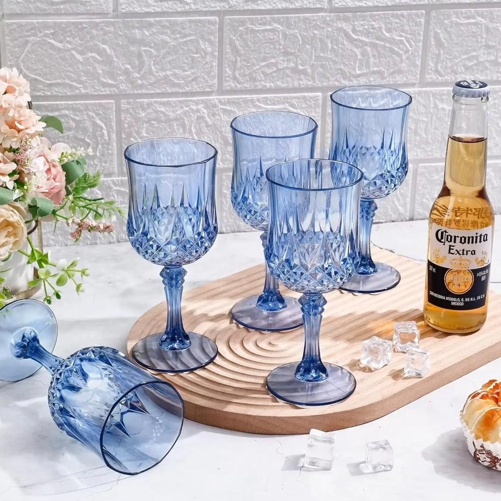 New Plastic Champagne Flutes Shatterproof Reusable Drinkware Outdoor Picnic Wine Cups for Wedding Party Birthday