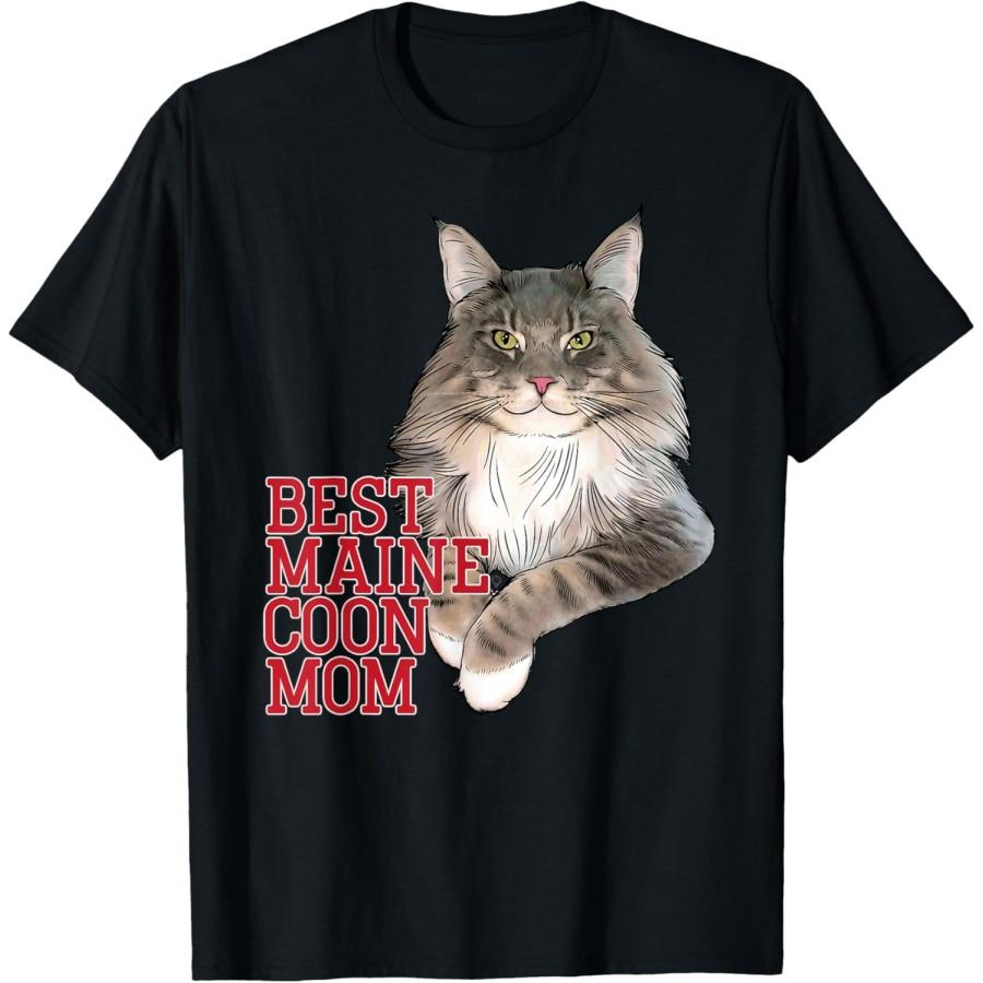 

Best Maine Coon Mom Funny Cat T-shirt T-Shirt XXXXXL чорний