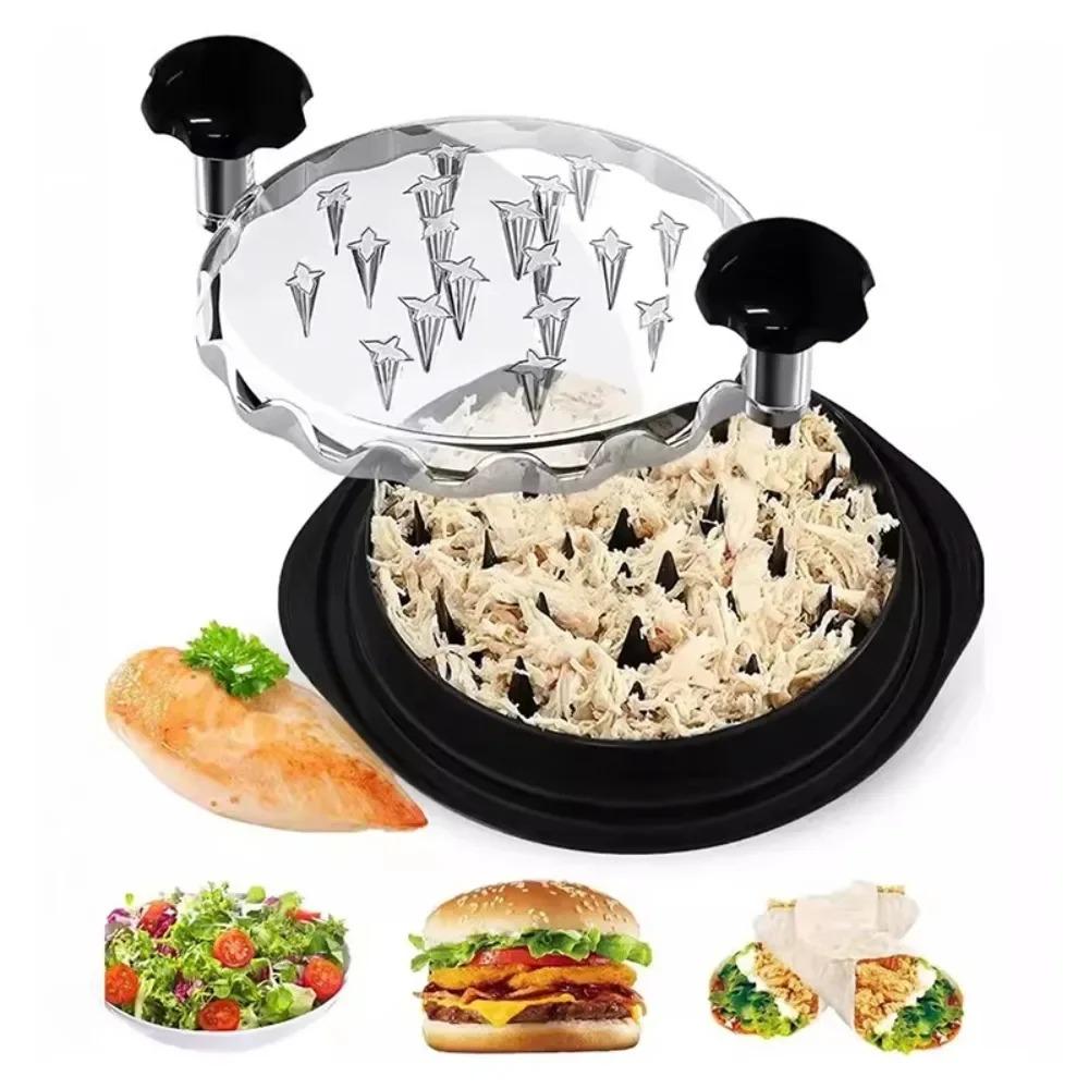 Chicken Shredder Large Chicken Breast Shredder Tool Twist Meat Breast Shredding Separation Mincing Grinder Machine With Lid