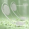 Women High Heels Single Sandals Shoes Cushion Self-adhesive Insole GEL Silicone Seven Points Insoles Washable Shoe Pads Summer