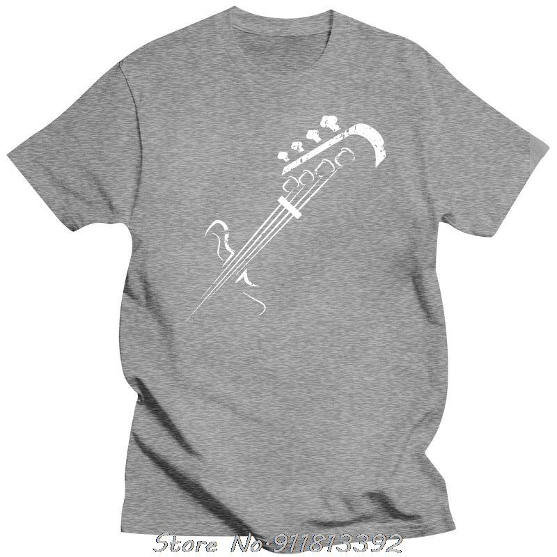 New Funny Tshirt Bass Guitar Tees Silhouette Men Clothing Casual Tshirt Oversized Short Sleeve Fashion Oneck T Shirt Tops