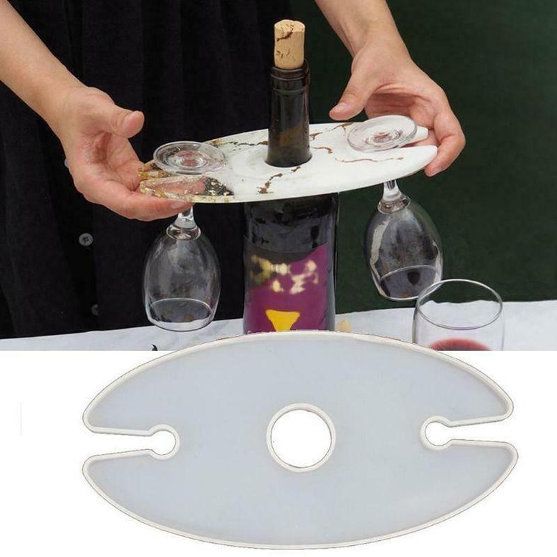 Glass Holder Tray Silicone Molds for Epoxy Resin Casting for Home Party Decor 3 Pcs Wine Rack Resin Molds with Shot Glass Tray Mold for Resin Glass Holder Tray Silicone Molds for Epoxy Resin Casting for Home Party Decor 3 Pcs Wine Rack Resin Molds with Shot Glass Tray Mold for Resin