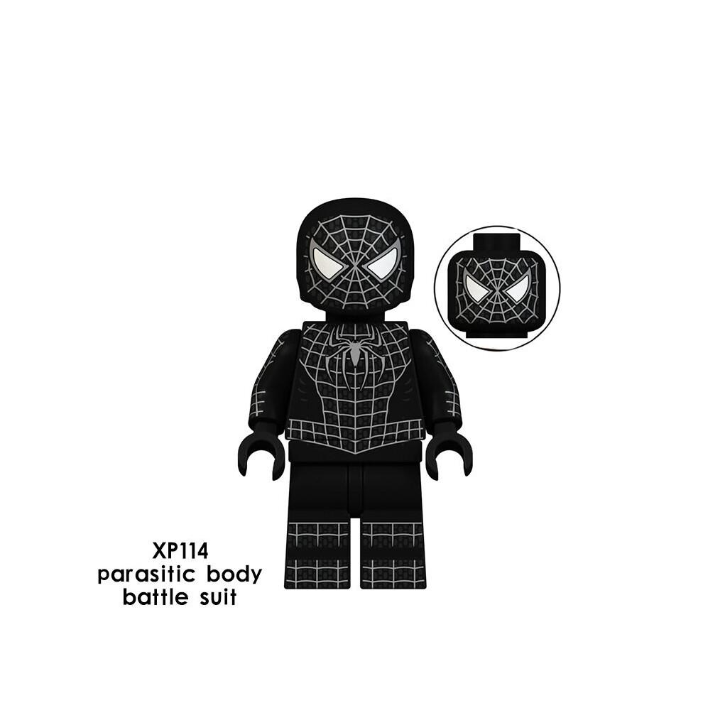 Mini Figura Superhéroe Héroe Marvel Spider Man Bloque de Construcción Juguete 8uds