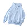 2023 Autumn/Winter Solid Color Plus Velvet Loose Pullover Hoodie