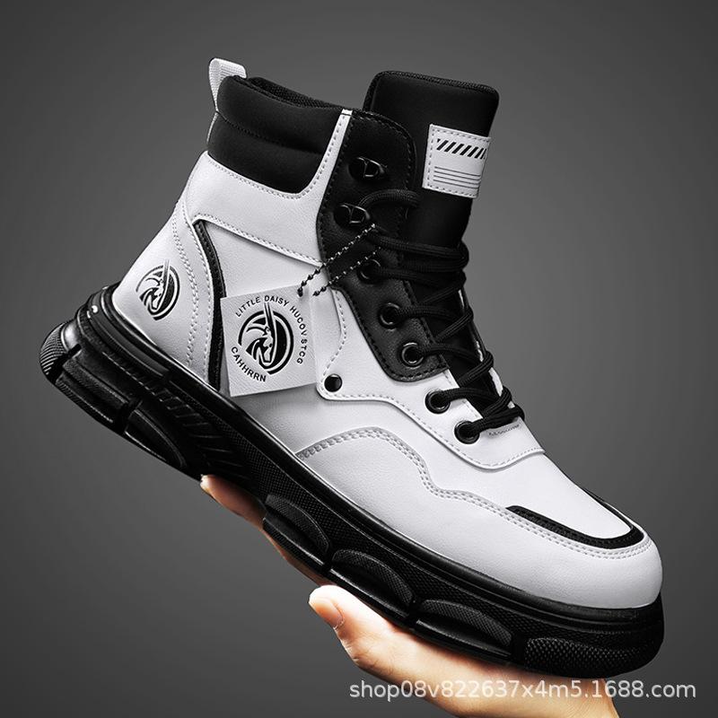 Fashion 2025 New Men's Sneakers Running Shoes High Top Fashion Casual Shoes Outdoor Mountaineering Travel Shoes Zapatos Para Hombres