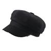 Hardcore Cotton Octagonal Hat Autumn Winter Casual Women's Big Head Circumference Small