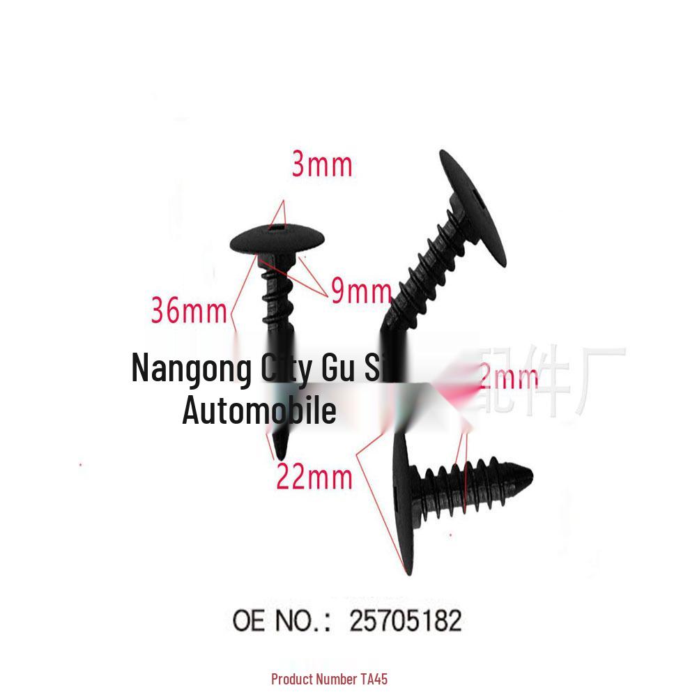 

Ford Chrysler Car Bumper Nylon Clip Cover Panel Accessory 10000 units