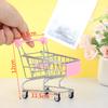1 Pcs Mini Shopping Cart Supermarket Handcart Shopping Cart Storage Toy