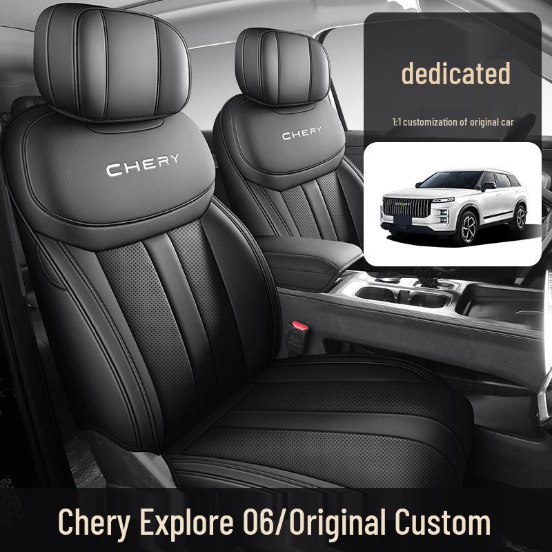 Universal Full Leather Car Seat Cushion for 2006 Explore, Five-Seat, Four Seasons - New Model