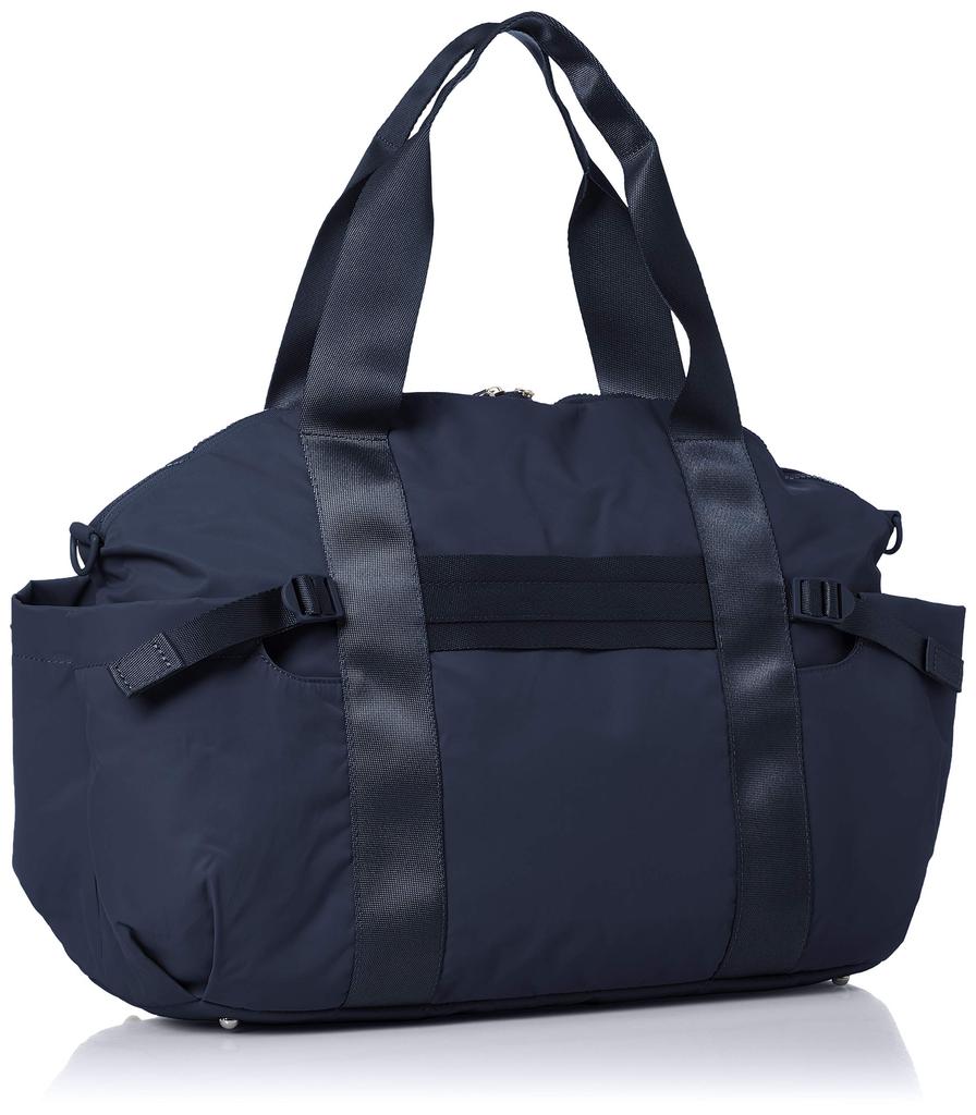 Recycled Nylon Casual Tape Boston Bag Navy [Isaac] Y01-04-03