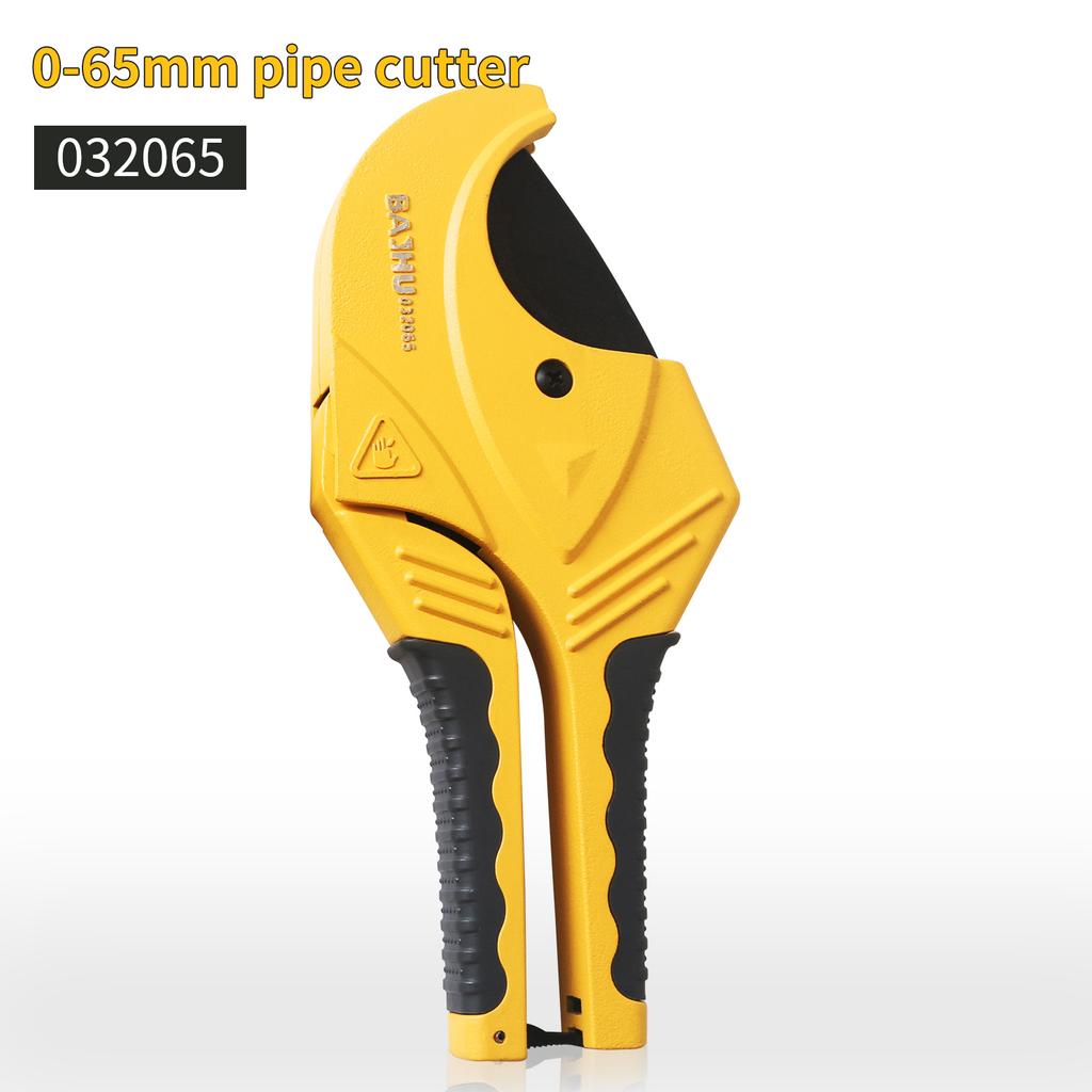 Pipe Cutter 33mm/42mm/63mm Aluminum Alloy Body Ratchet Scissors Tube Cutter PVC/PU/PP/PE Hose Cutting Hand Tools