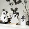 Halloween Cartoon Ghostly Decors Figurine Table Sign Set Of 3 Tiered Tray Ornaments For Mantels Shelves Seasonal Crafting