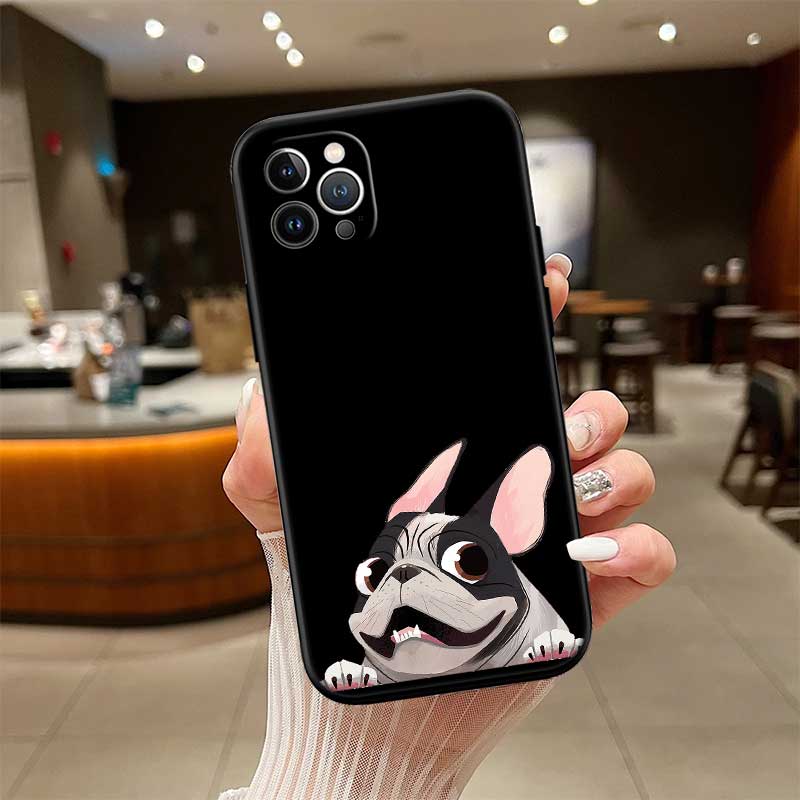 UP24 Cute Pug Dog Bull corgi Phone Case for Samsung Galaxy S20 S21 S22 Ultra FE + Plus A21S A22 A24 A25 A26 A30 A30S A31
