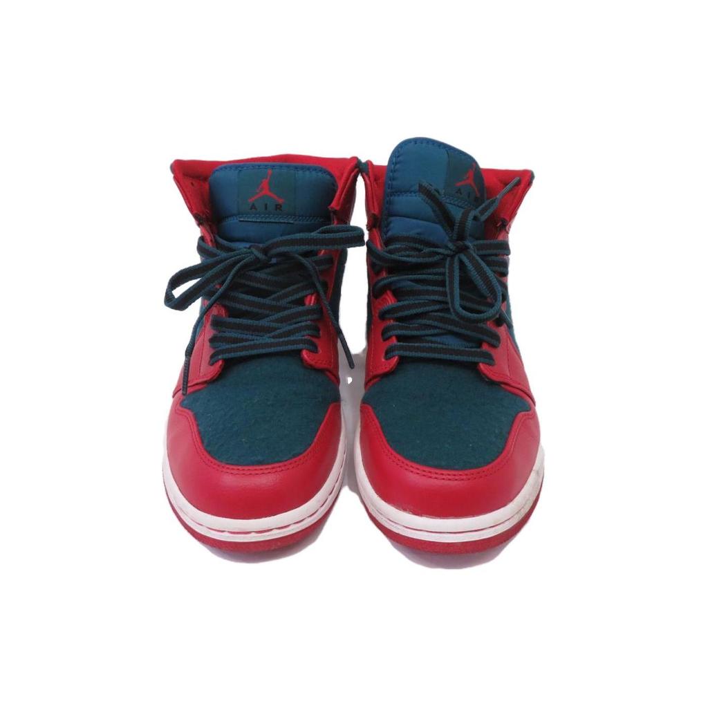Jordan 1 Mid Gym Red Black Dark Sea 633206-608