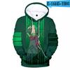 One Piece Anime Hoodie Men Digital 3D Print Loose Fit Long Sleeve Sweatshirt Fall Casual Wear