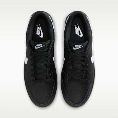 Nike Dunk Low Black White Swoosh