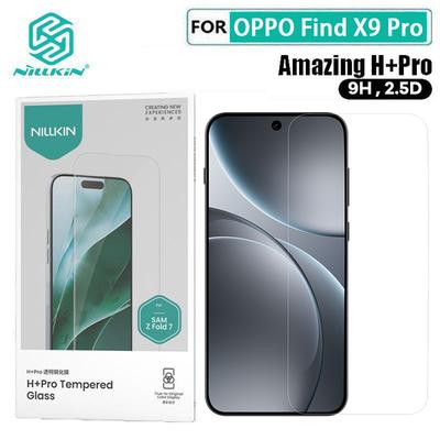 Pellicola protettiva in vetro temperato Nillkin Amazing H+Pro da 0,2 mm per OPPO Find X9 Pro.