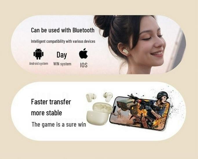 2026 Berlin Voice Wireless Bluetooth Earbuds - Noise Cancelling, High-Quality Sound, Stylish Design, Ideal for Sports, Ultra-Long Battery Life