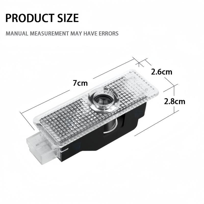2pcs New LED Car Door Welcome Courtesy Lamp Projector Light For BMW 50th F12 F13 F30 E60 E65 E66 E63 F01 F02 X1 X3 4 5 6 7 Serie