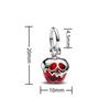 Miniso Disney Christmas Eve Silver 925 Bracelet with Poker Jack Skull Beads Charm for Women Jewelry