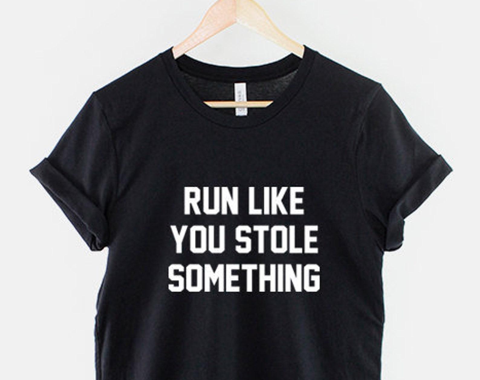 Funny Running T-Shirt, Running Humor Shirt, Fitness Graphic Tee, Runner Gift Top 3XL
