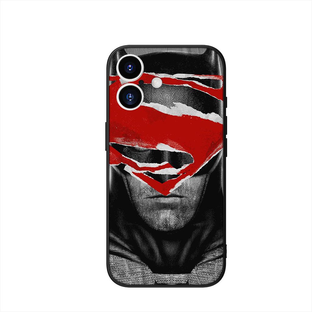 Funda de Teléfono para Apple iPhone 15 16 Plus 13 12 Pro Max X XR 6 + ProMax 16E Funda Murciélago DC Movie Murciélago Hombre Cubierta