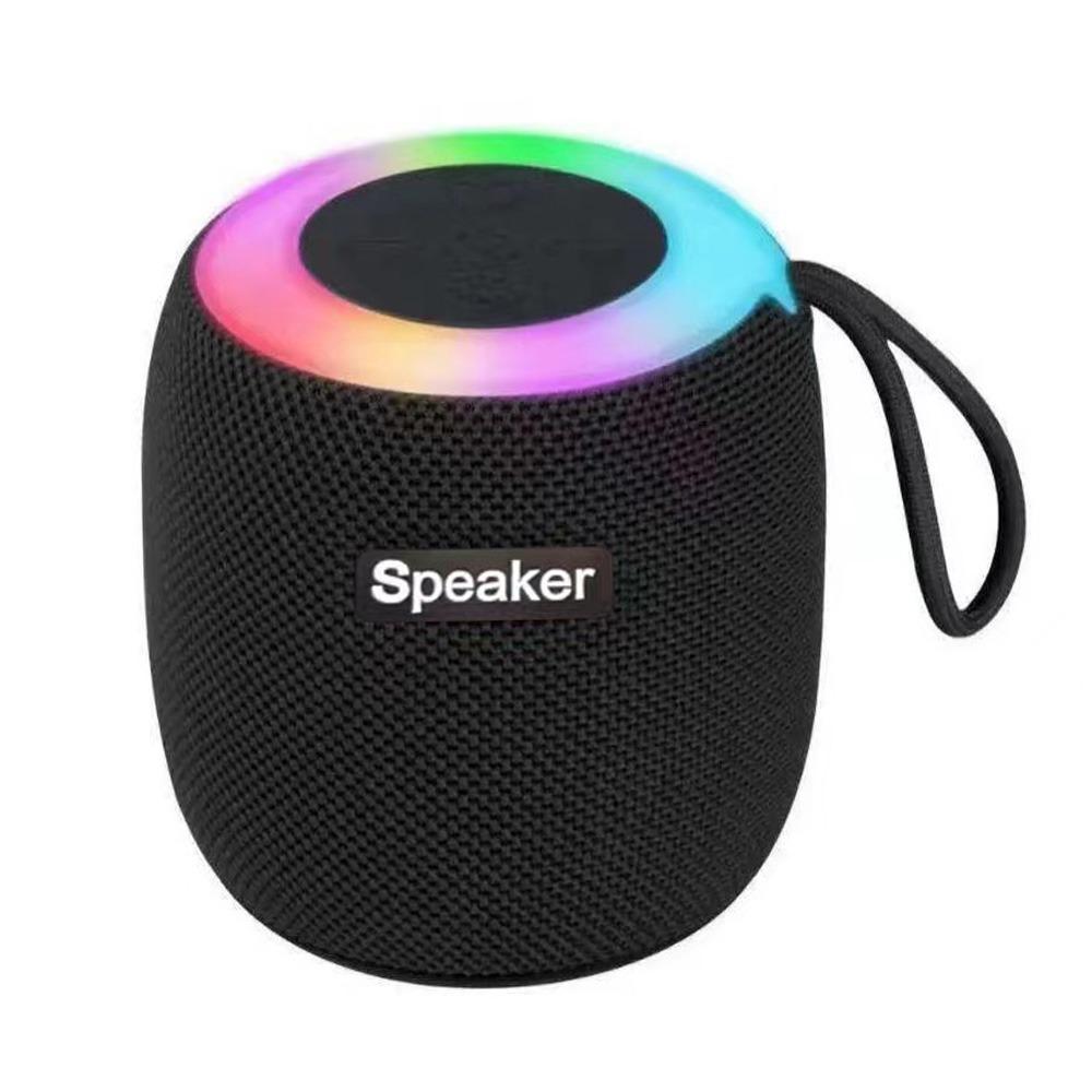 

RGB Подсветка Тканевый Динамик Громкий Стерео Стерео Динамик Мини Сабвуфер Для Использования На Открытом Воздухе/Автомобиль/Дом/Кемпинг чёрный