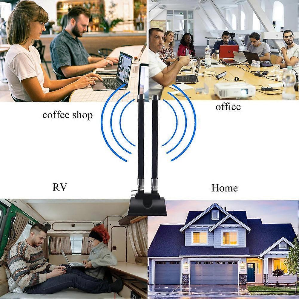 5G CPE Router Antenna LTE SMA Male Antenna High Gain 46DBi 5G External Extension Cable Magnetic Base Antenna