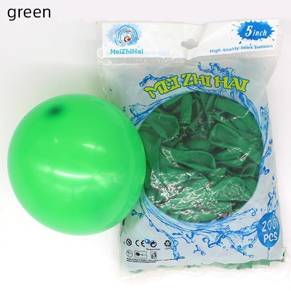 5 Inch (200pcs/bag) Matte Balloons Wedding Birthday Backdrop Latex Balloon Decoration