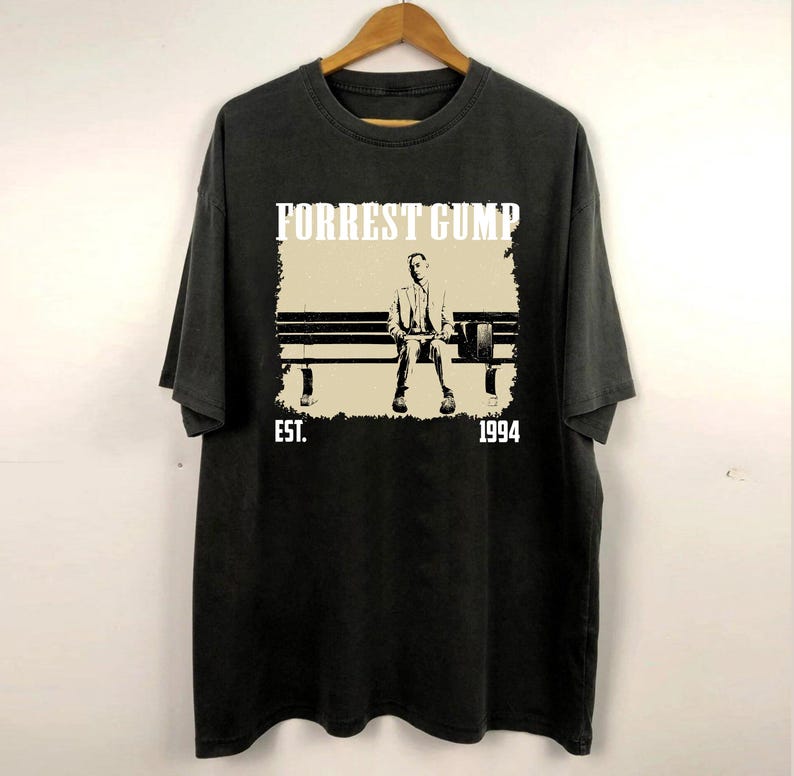 Forest Gump Tshirt Forest Gump Movie Retro Film Vintage Classic Shirt Gifts For Him Christmas Gifts
