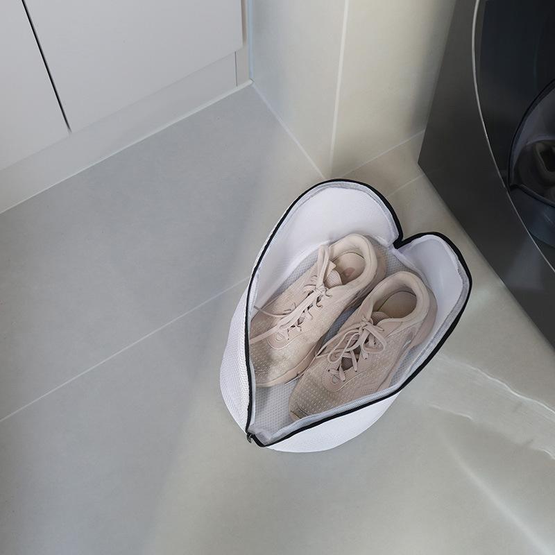 Shoe Washing Bag, Storage Bag Mesh Shoe Laundry Bags with Zip Closure for Sneakers, Running Shoes, Socks, Bras Organizer