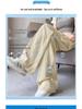 Women's Small Straight Leg Work Pants - Summer Ice Silk, Designer-Style, Elastic High Waist, Wide Leg, Floor-length