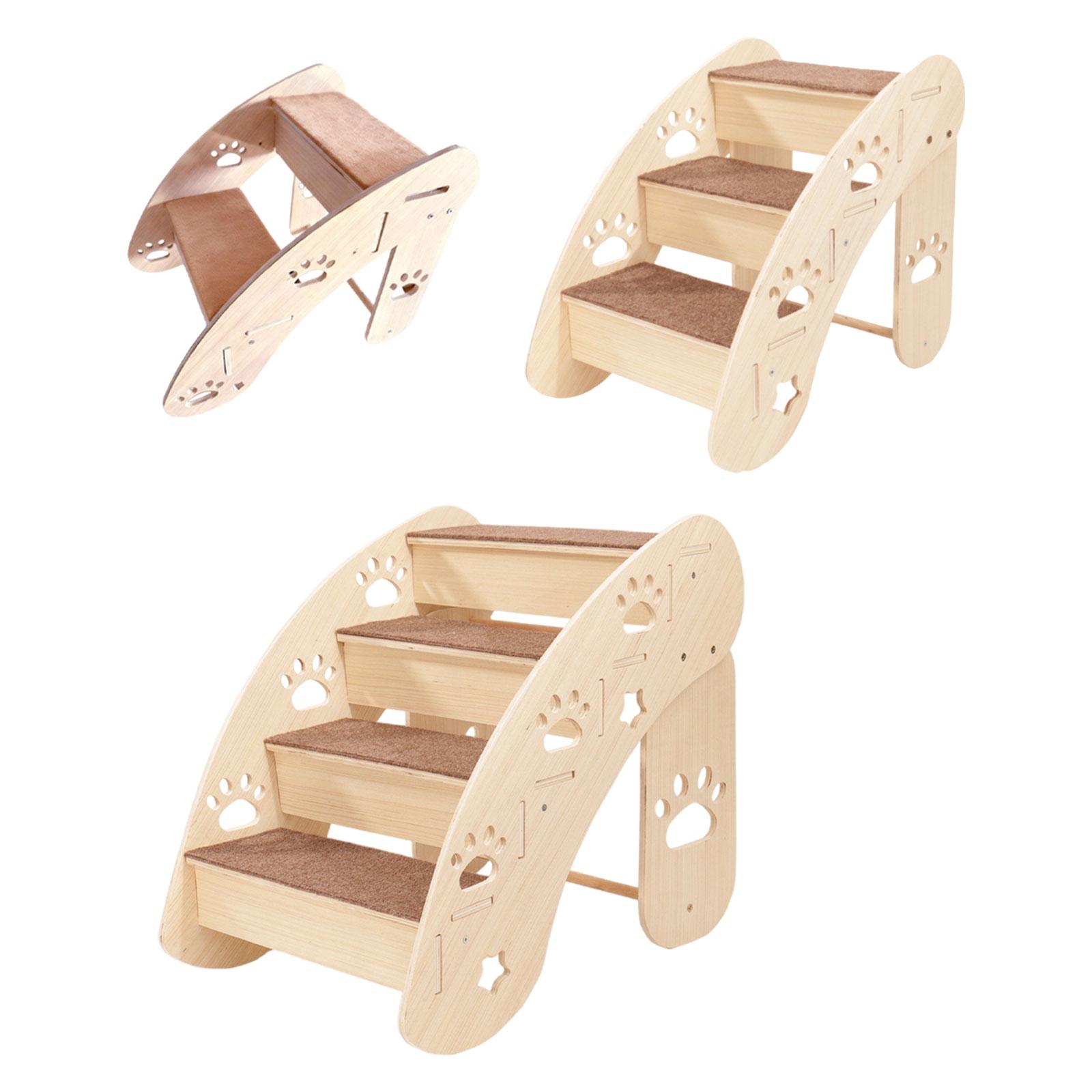 

Dog Stairs for High Bed Dog Steps Convenient Non Slip Sturdy Compact Versatile Dogs Ladder Dogs Ramp for Sofa Car Couch 2 Step