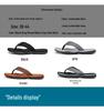2025 Men's Trendy Non-Slip Summer Flip-Flops: Thick Sole, Cool & Casual Beach Slippers
