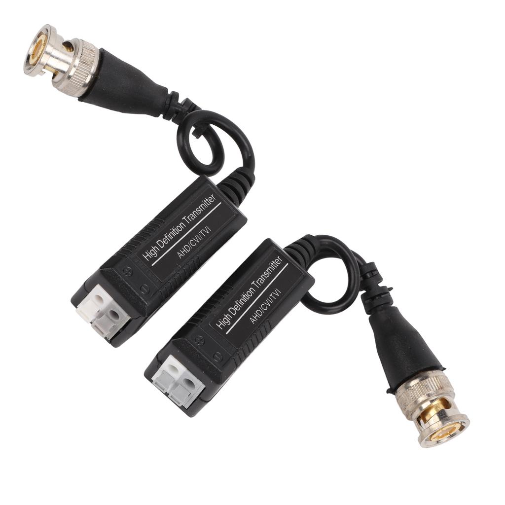 1 Pair Video Balun HD AHD TVI CVI Passive Video Balun Transceiver for CCTV Surveillance Camera Systems