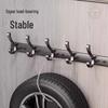 Punch-Free Door Hooks for Clothes, Coats, and Hats – Wall-Mounted Row Hooks for Entryway Wardrobes
