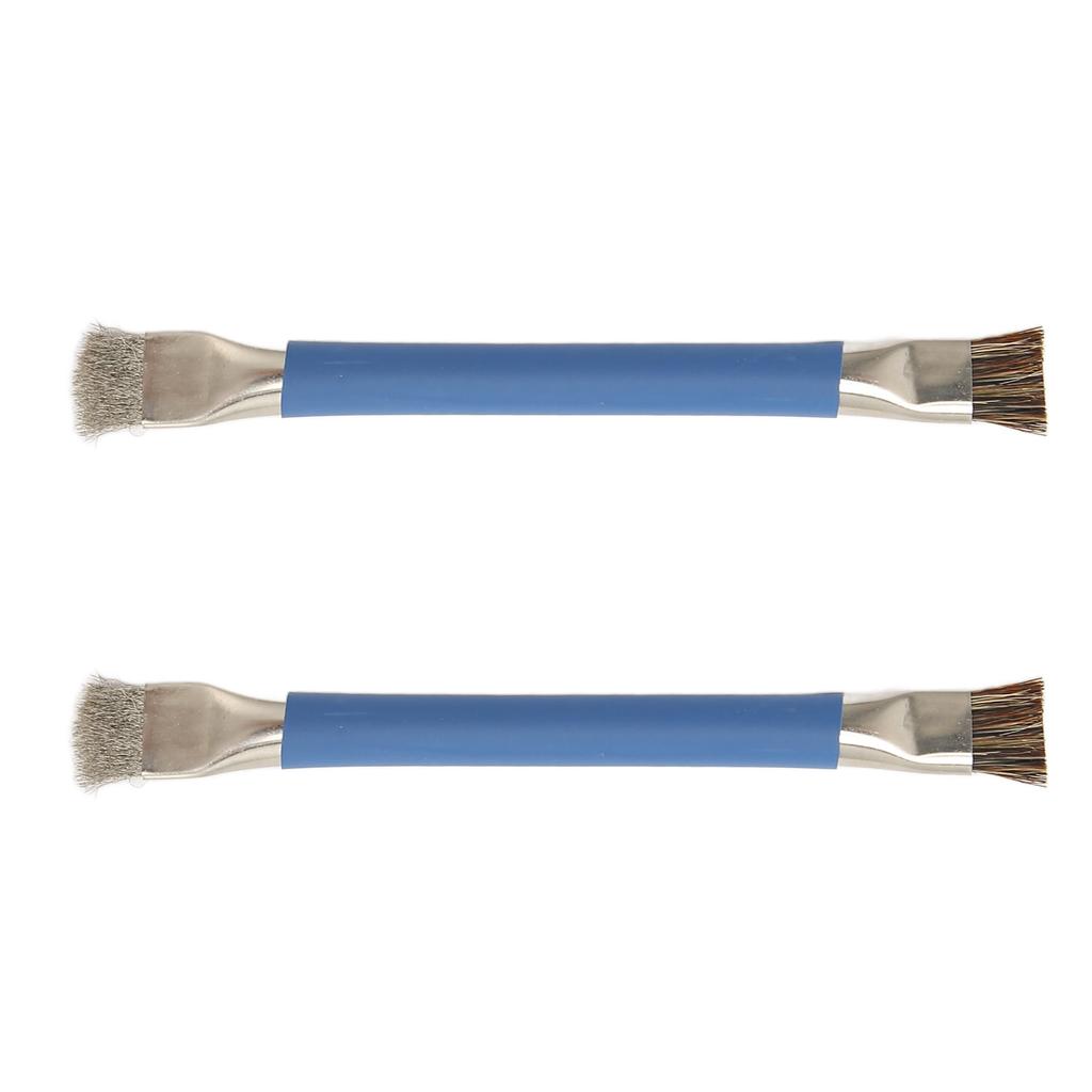 2Pcs Motherboard IC Cleaning Brush Double Head Antistatic Brushes for Mobile Phone Tablet PC