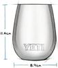YETI Wine 10oz Charcoal Gray Tumbler, (295ml),