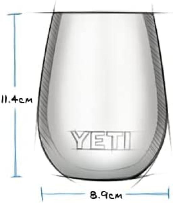 YETI Wine 10oz Charcoal Gray Tumbler, (295ml),