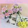 Durable Faux Lily Flowers For Home Decoration And Special Event Arrangements