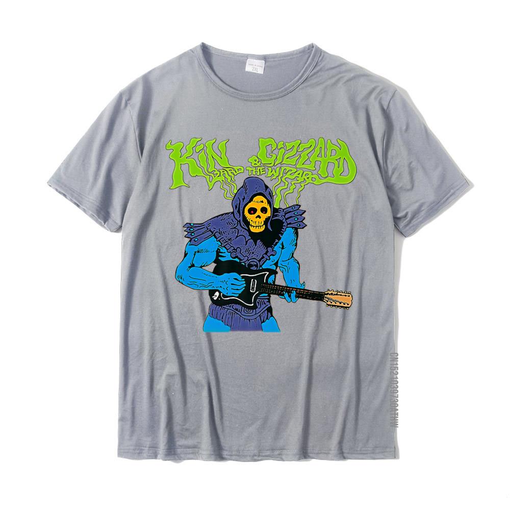 King Funny Gizzard The Lizard Gift Wizard Premium TShirt Cotton T Shirt For Men Printing Tops Shirt Plain Classic