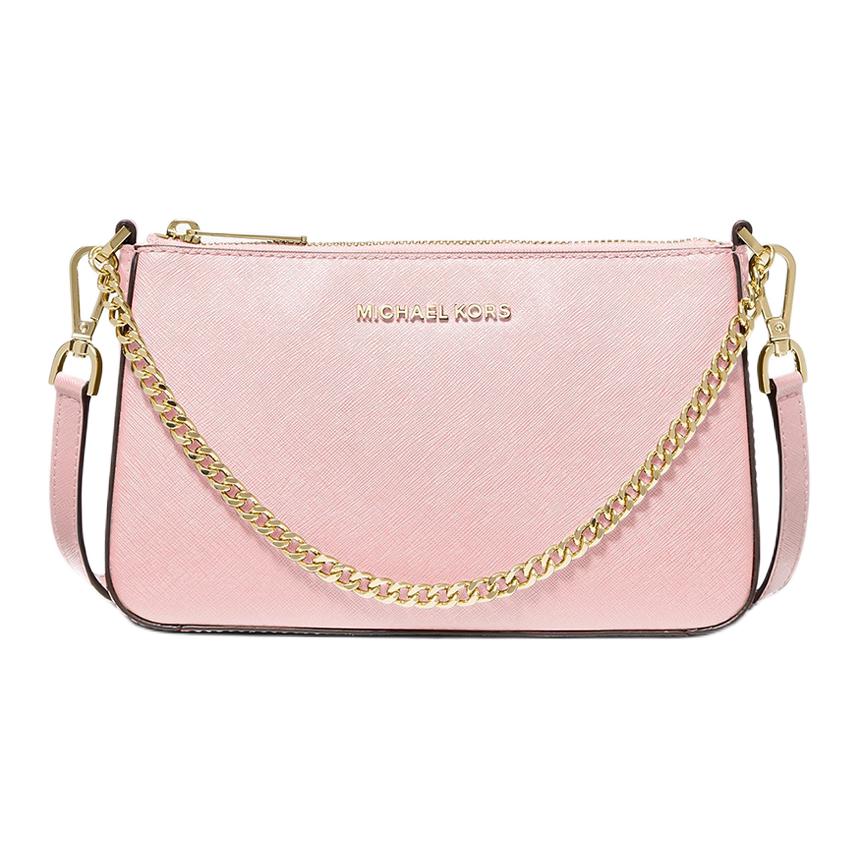 

Michael Kors MK Jet Set Zip Closure Leather Tote Shoulder Crossbody Bag Medium Blush Pink Women bags 35S0GTVU6L-7278 Basic Set (Bag+Dust Bag)