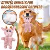Plush Squeaky Dog Toys Tough Dog Stuffed Squeaky Animal Pet Indestructible Toys For Aggressive Chewing Indoor Enrichment