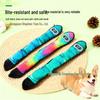 Vibrant Worm-Shaped Squeaky Plush Toy for Cats and Dogs - Bite-Resistant and Interactive.