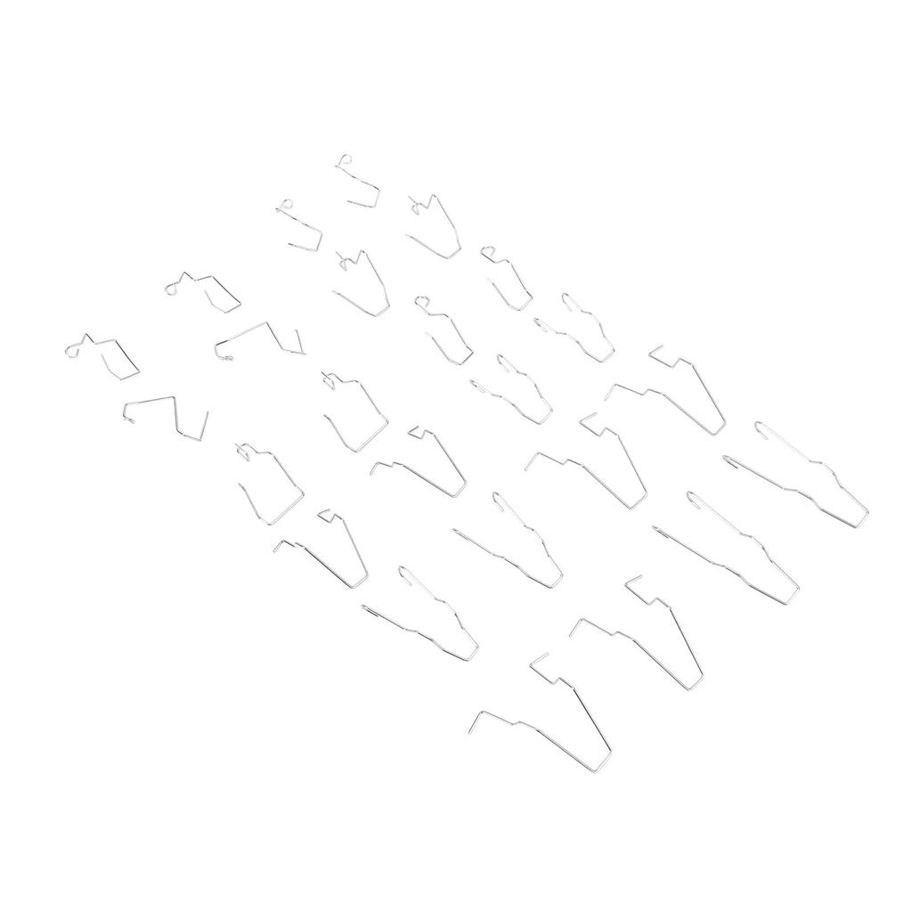 24 szt. Klips do żarówki samochodowej Stal nierdzewna Odporny Uniwersalne dopasowanie Sprężysty klips mocujący do reflektorów Żarówki H1 H3 H4 H7